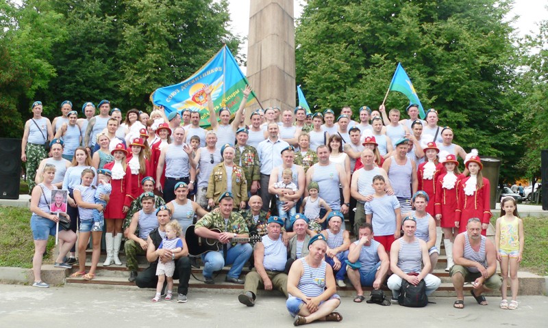 Праздник ВДВ прошел и в Кимрах