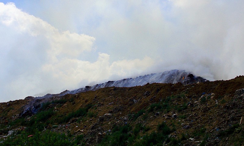 Kimry svalka pozhar 8