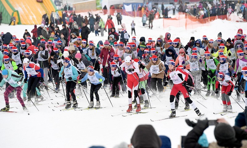 В Твери на старт «Лыжни России-2018» вышли более 6,5 тысячи жителей Верхневолжья