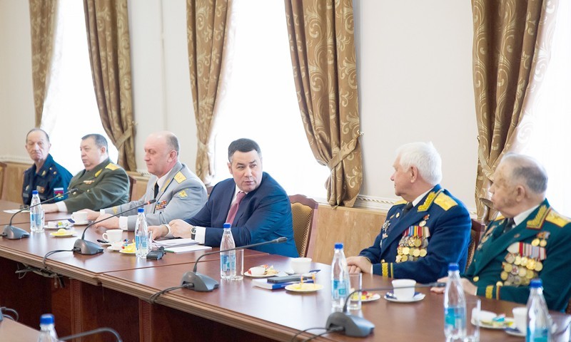 Игорь Руденя и члены совета «Генеральского клуба» обсудили создание в Тверской области военно-патриотического парка