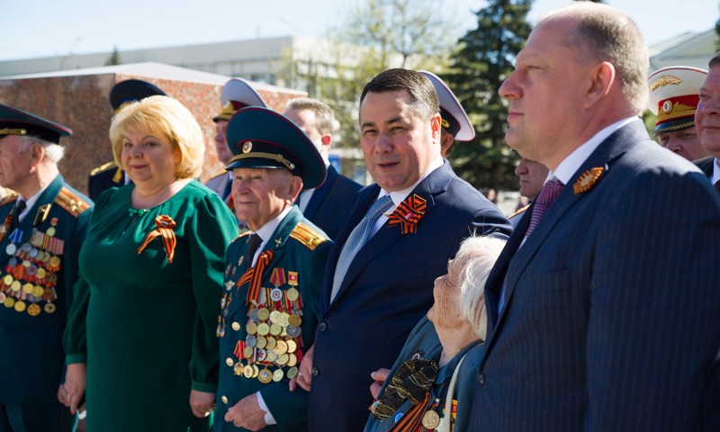 Депутат ТГД Андрей Дмитриев принял участие в праздничных мероприятиях Дня Победы в Твери