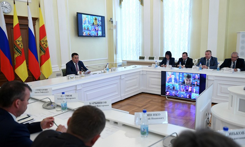 Игорь Руденя обсудил с главами муниципалитетов Тверской области взаимодействие с энергетиками в ходе учений