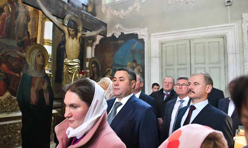 Губернатор Игорь Руденя принял участие в мероприятиях, посвященных 650-летию со дня преставления святой благоверной княгини Анны Кашинской