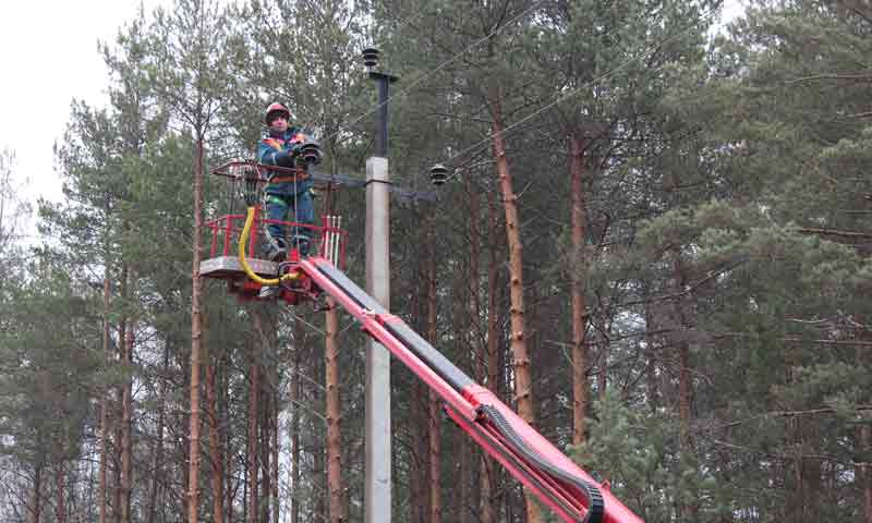 С сентября в Тверской области реконструировано более 320 км линий электропередачи