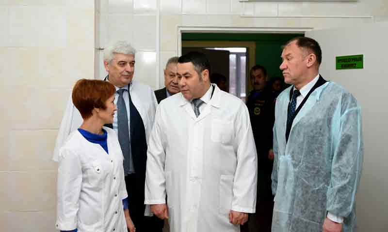 Игорь Руденя: система здравоохранения Вышнего Волочка и района будет модернизирована