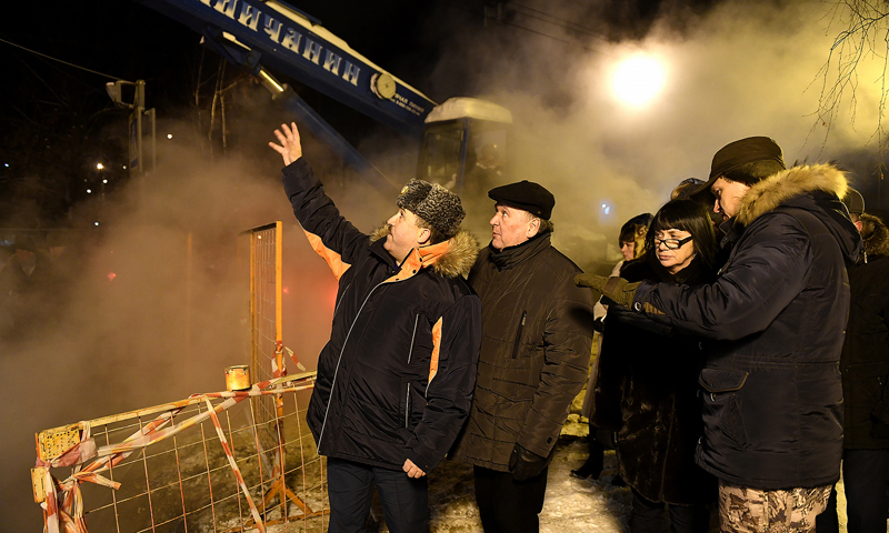 По поручению Губернатора Игоря Рудени создана рабочая группа по ликвидации повреждения на теплотрассе в Московском районе Твери