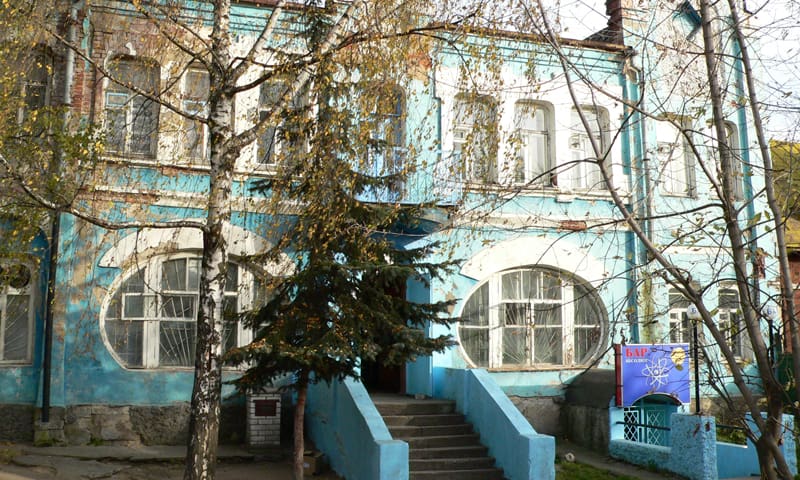 Вид дома Теплова в городе Кимры в 2019 году 