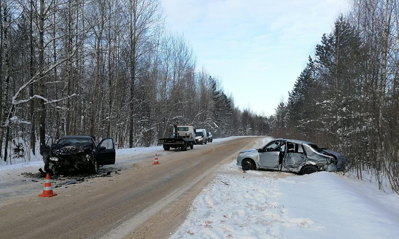 Аварии на зимней дороге