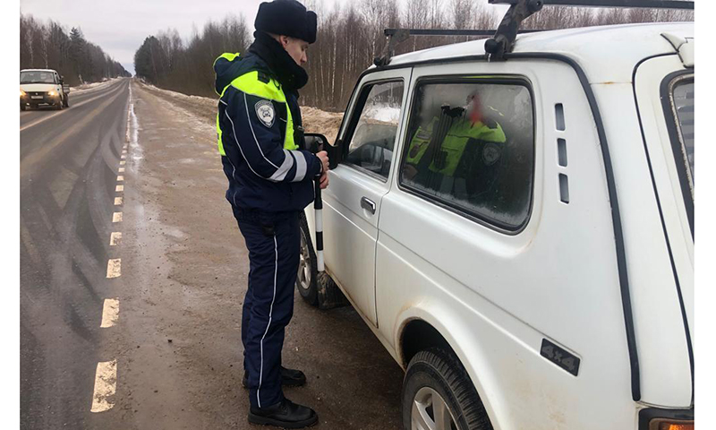 Сотрудники Госавтоинспекция города Кимры проверили водителей  на трезвость