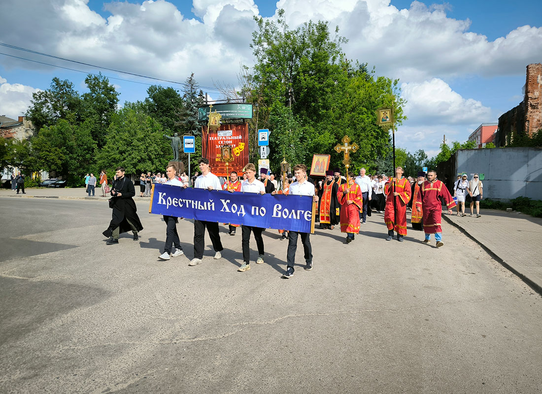 XXV Большой Волжский Крестный ход посетил Кимры 1 12