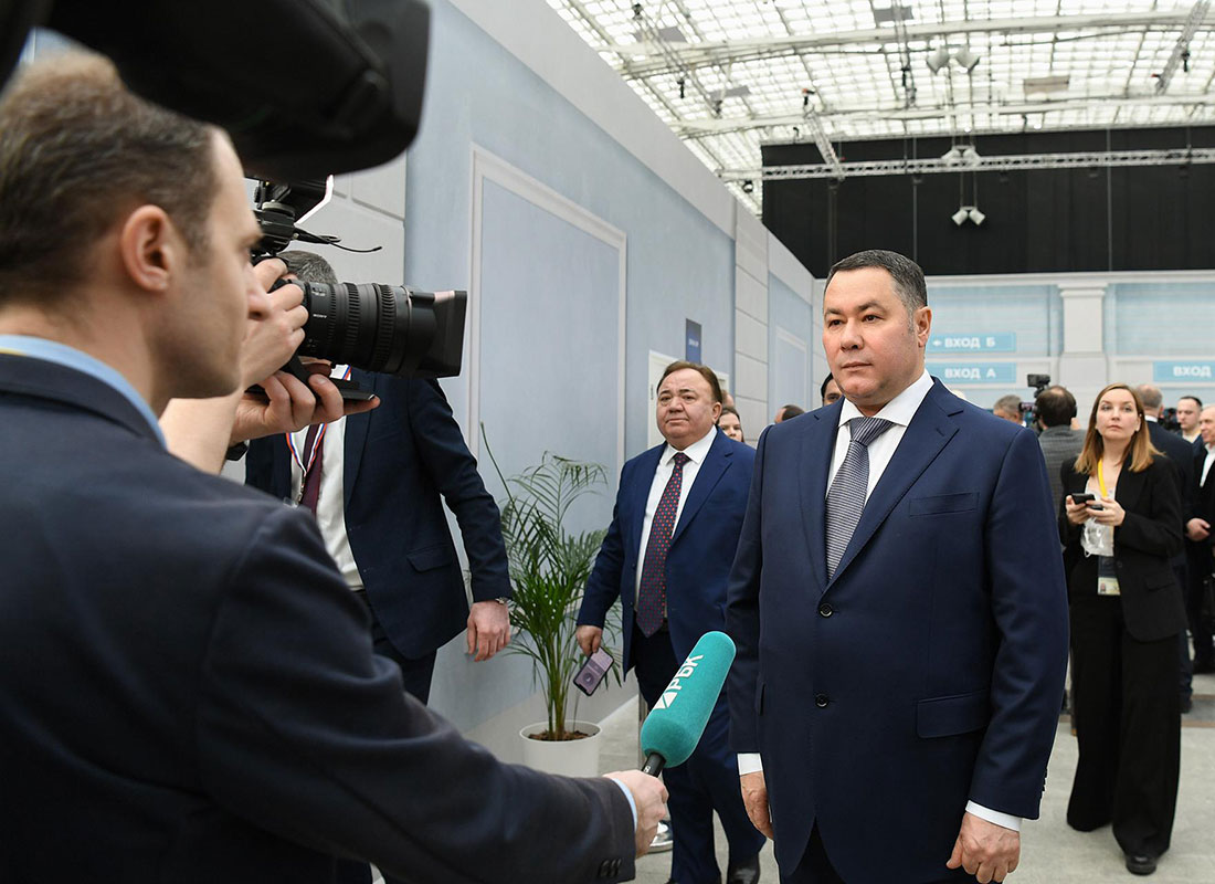 Губернатор Тверской области Игорь Руденя назвал знаковым развитие крупных проектов в регионе
