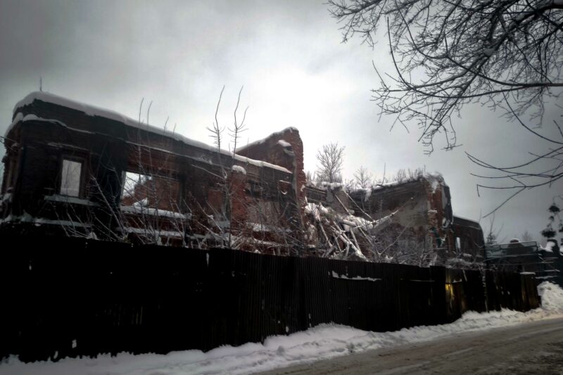 Развалины Гостиного двора в Кимрах