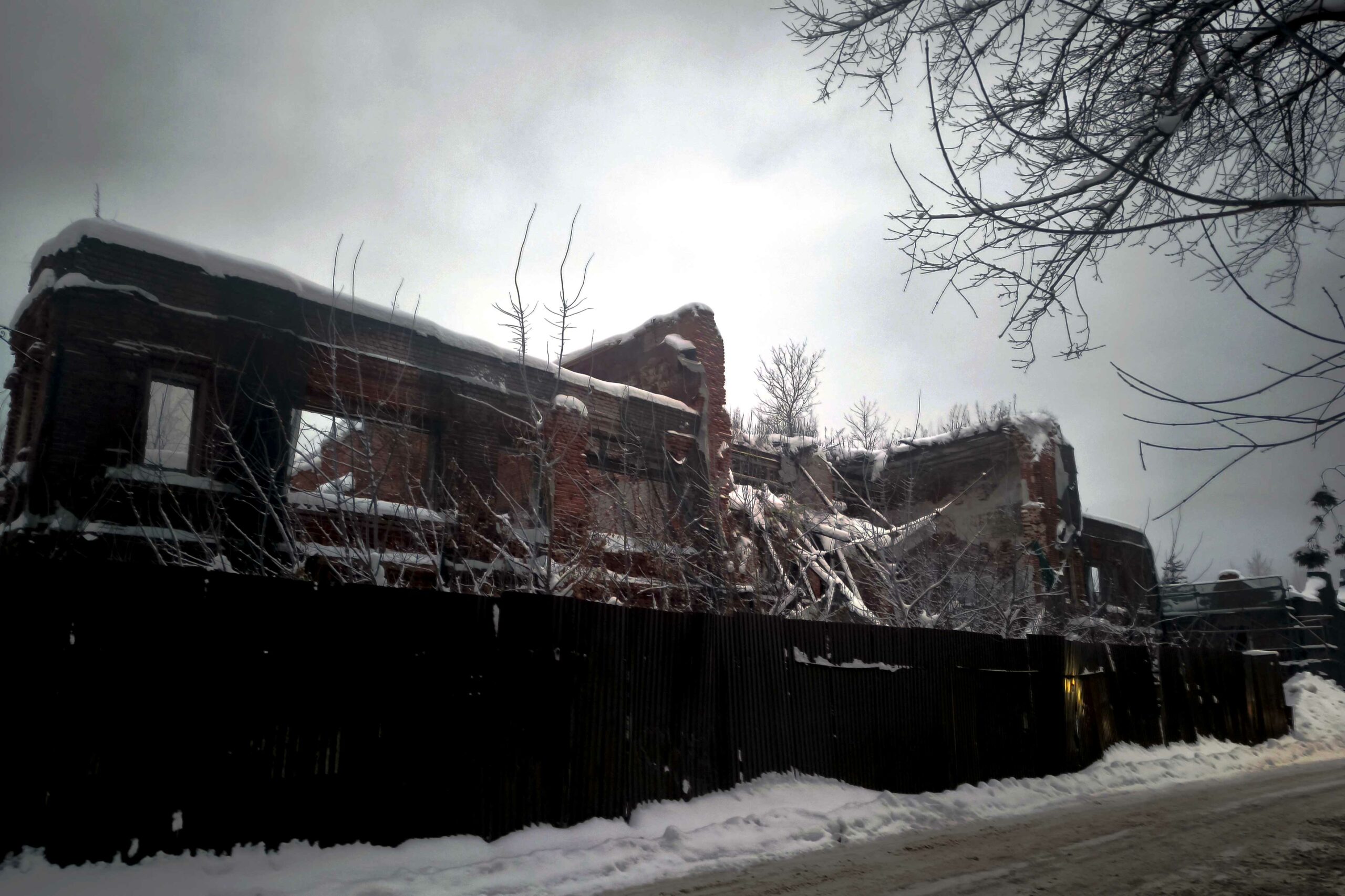 Развалины Гостиного двора в Кимрах