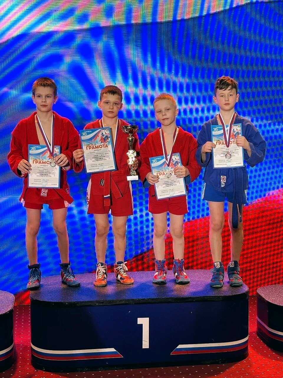 Кимрские самбисты завоевали медали на турнире «Герои спорта» в Дубне 6